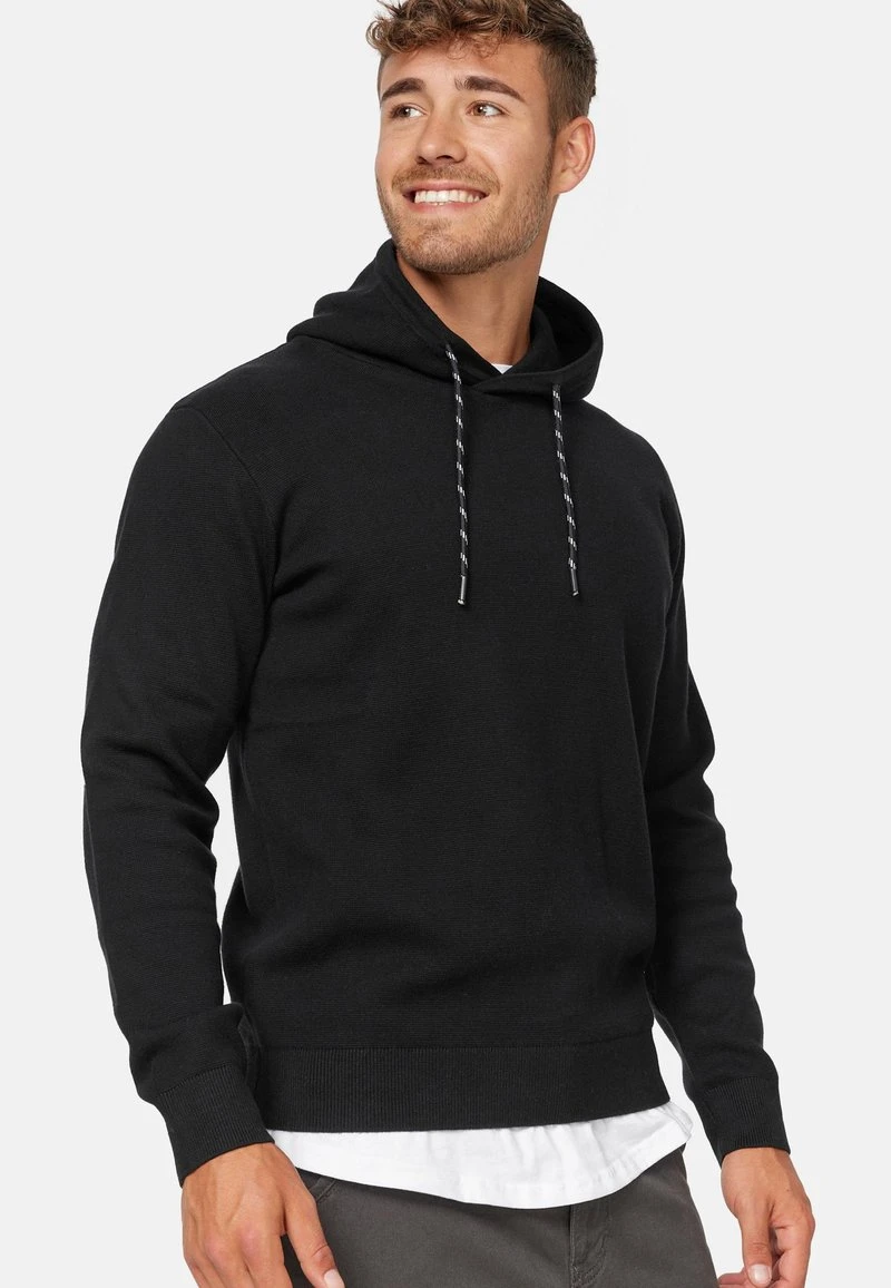 Indicode Jeans LONGVIEW - Kapuzenpullover - Black 4 Indicode Jeans LONGVIEW - Kapuzenpullover - Black – Bild 4
