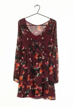 Abercrombie & Fitch Freizeitkleid - Bordeaux/orange/green