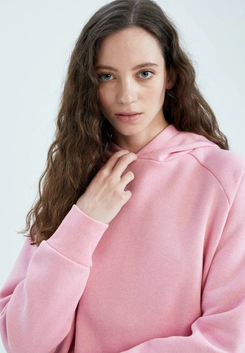 DeFacto Sweatshirt - Pink 4 DeFacto Sweatshirt - Pink – Bild 4