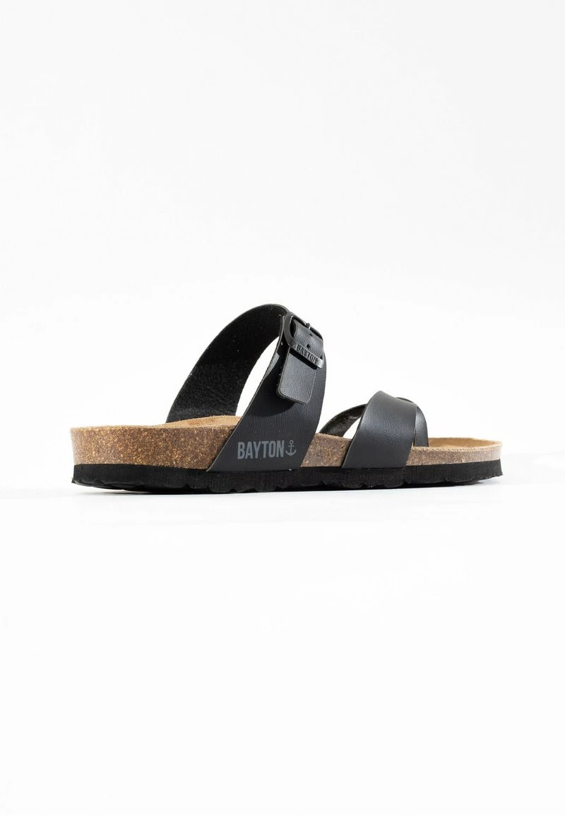 Pantolette Flach - Black 4 Pantolette Flach - Black – Bild 4