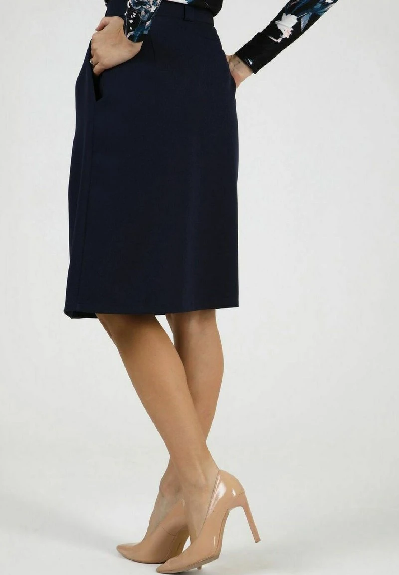 MIDI HIGH WEIST - A-Linien-Rock - Dark Blue 3 MIDI HIGH WEIST - A-Linien-Rock - Dark Blue – Bild 3
