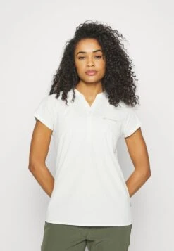 VAUDE WOMENS YARAS - Sport T-shirt - Offwhite