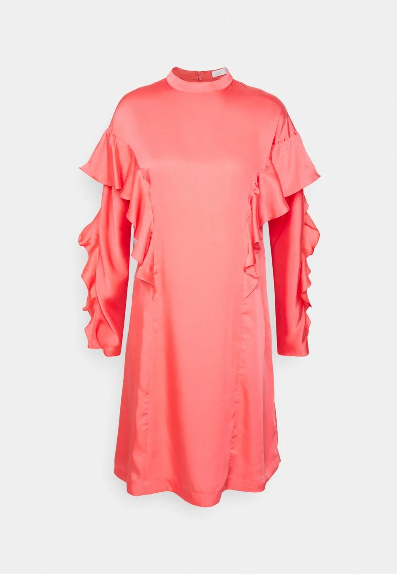 EDITION DASH DRAPY SOLID - Freizeitkleid - Sunkist Coral 4 EDITION DASH DRAPY SOLID - Freizeitkleid - Sunkist Coral – Bild 4