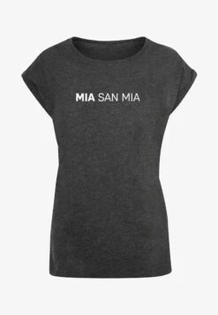 MIA SAN B/W EXTENDED SHOULDE - T-Shirt Print - Charcoal -Friboo Verkauf Geschaft 7b9c74612f7f4c09a764201fa1e950dd