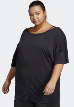 ADIDAS PERFORMANCE YOGA STUDIO - T-Shirt Basic - Black