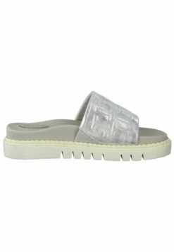 Tamaris Pantolette Flach - Cloudy Silver -Friboo Verkauf Geschaft 7c8ceebb37b54c1db63478b4943f2eb2