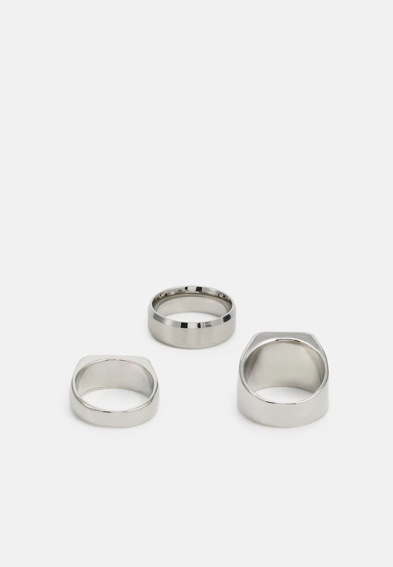 Jack & Jones JACALIAS 3 PACK - Ring - Silver Coloured 2 Jack & Jones JACALIAS 3 PACK - Ring - Silver Coloured – Bild 2