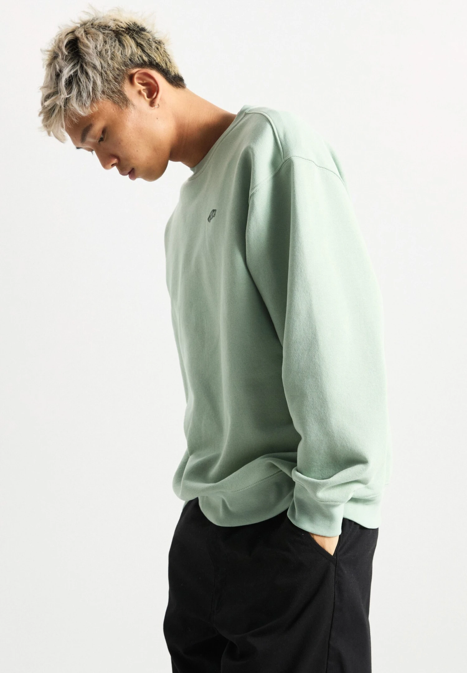Vans STYLE 76 LOOSE FIT - Sweatshirt - Grey Turquoise 4 Vans STYLE 76 LOOSE FIT - Sweatshirt - Grey Turquoise – Bild 4