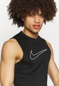 Nike Performance Top - Black/white -Friboo Verkauf Geschaft 816a5d2ea8874367bc389f65448f757f