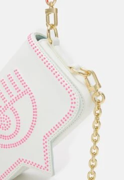 Chiara Ferragni RANGE EYELIKE SKETCH - Umhängetasche - White/fluorecent Pink -Friboo Verkauf Geschaft 82a73ea986e84be1ac0e79774b1f9162