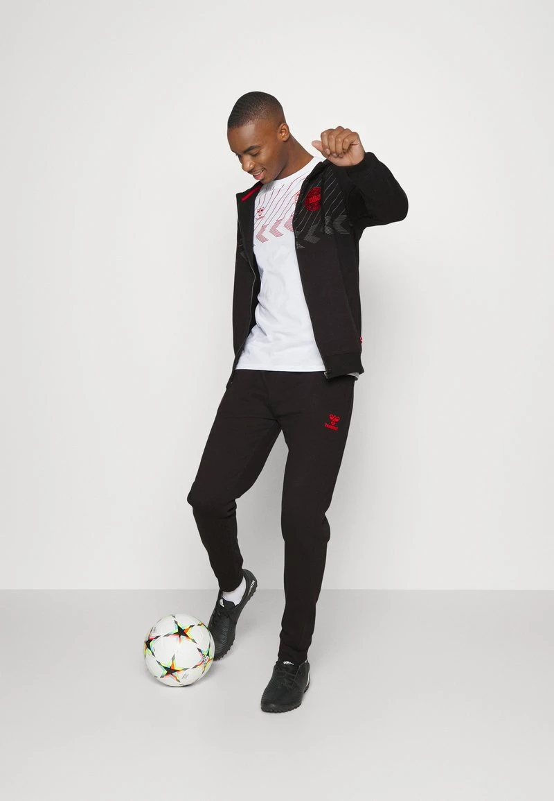 Hummel DENMARK FAN ZIP HOODIE - Nationalmannschaft - Black 2 Hummel DENMARK FAN ZIP HOODIE - Nationalmannschaft - Black – Bild 2