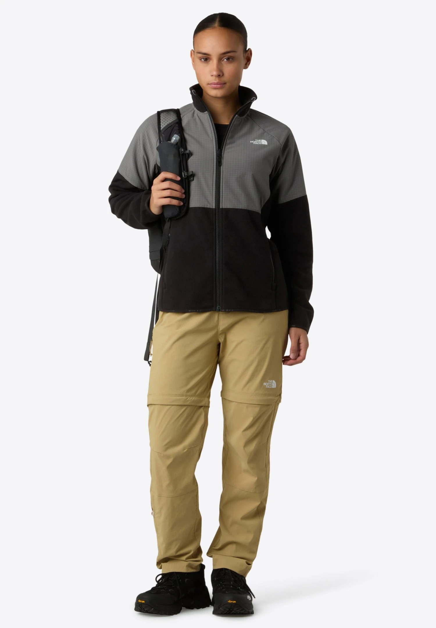 The North Face W GLACIER HEAVYWEIGHT FULL ZIP JACKET - Fleece Jacket - Tnf Black Smoked Pearl 2 The North Face W GLACIER HEAVYWEIGHT FULL ZIP JACKET - Fleece Jacket - Tnf Black Smoked Pearl – Bild 2