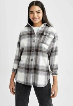 DeFacto REGULAR FIT - Hemdbluse - Grey