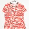 Calvin Klein T-Shirt Print - Red/offwhite/black