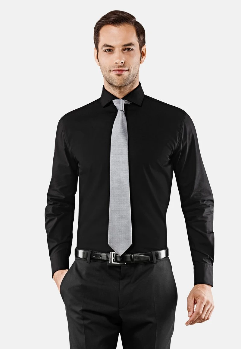 FITTED NON IRON CUTAWAY COLLAR - Businesshemd - Schwarz 6 FITTED NON IRON CUTAWAY COLLAR - Businesshemd - Schwarz – Bild 6