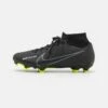 Nike Performance MERCURIAL ZOOM 9 ACADEMY FG/MG UNISEX - Fußballschuh Nocken - Black/dark Smoke Grey/summit White/volt