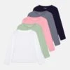 Friboo 5 PACK - Langarmshirt - Multi-coloured/pink/green