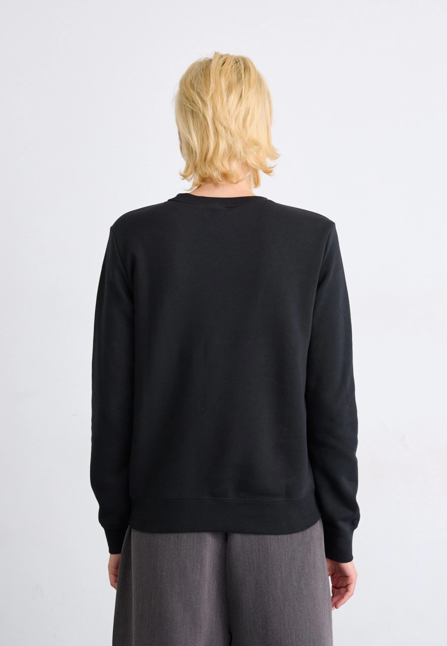 Nike Sportswear CLUB CREW - Sweatshirt - Black/photon Dust 3 Nike Sportswear CLUB CREW - Sweatshirt - Black/photon Dust – Bild 3