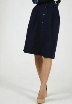 MIDI HIGH WEIST - A-Linien-Rock - Dark Blue 9 MIDI HIGH WEIST - A-Linien-Rock - Dark Blue -Friboo Verkauf Geschaft 89d62e2ba9654efe938f22b7cca0153a