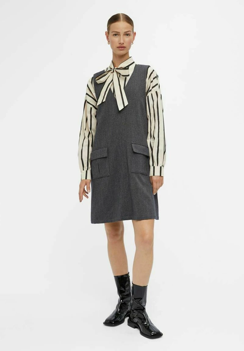 Object SPENCER - Freizeitkleid - Dark Grey Melange 2 Object SPENCER - Freizeitkleid - Dark Grey Melange – Bild 2