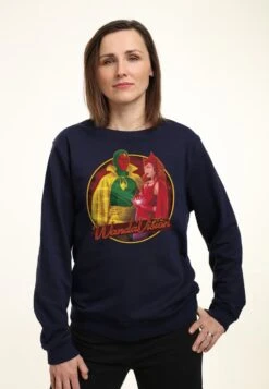 Henry Tiger WANDAVISION WHO IS THIS - Sweatshirt - Navy Blue