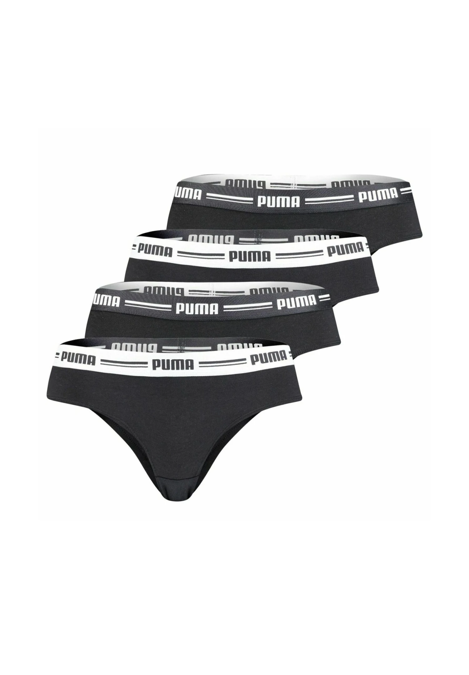 Puma BRAZILIAN SOFT GUMMIBUND LOGO 4ER PACK - Briefs - Schwarz/grau Melange 11 Puma BRAZILIAN SOFT GUMMIBUND LOGO 4ER PACK - Briefs - Schwarz/grau Melange – Bild 11