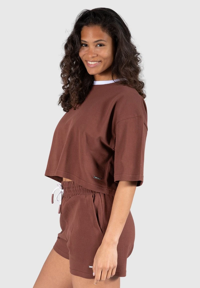 HALIE - T-Shirt Basic - Braun 6 HALIE - T-Shirt Basic - Braun – Bild 6