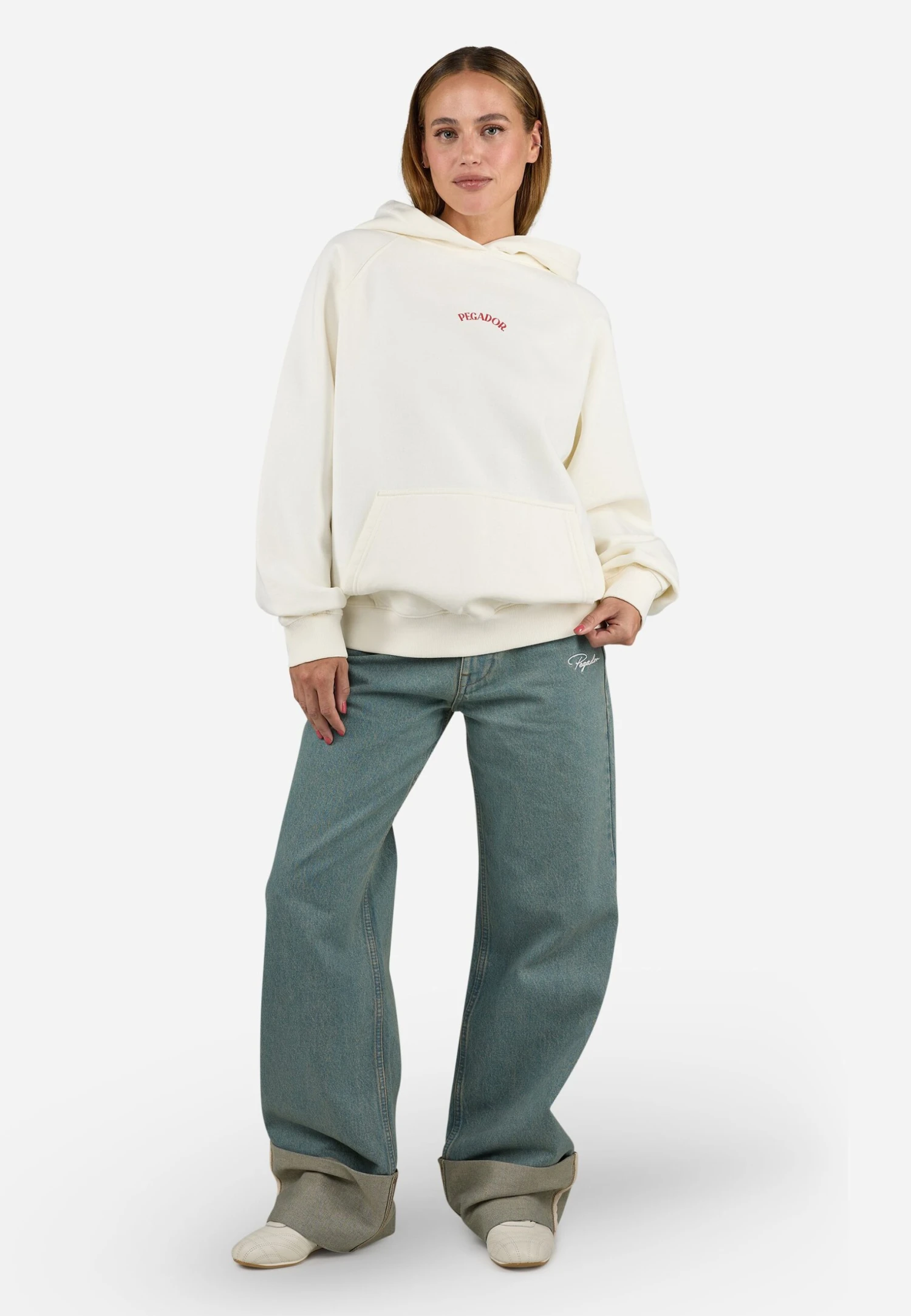 Pegador MALLI OVERSIZED RAGLAN HOODIE - Sweatshirt - Washed Unbleached 2 Pegador MALLI OVERSIZED RAGLAN HOODIE - Sweatshirt - Washed Unbleached – Bild 2