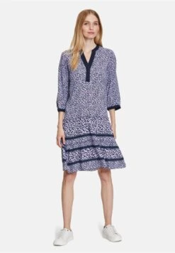 Freizeitkleid - Light Blue Dark Blue