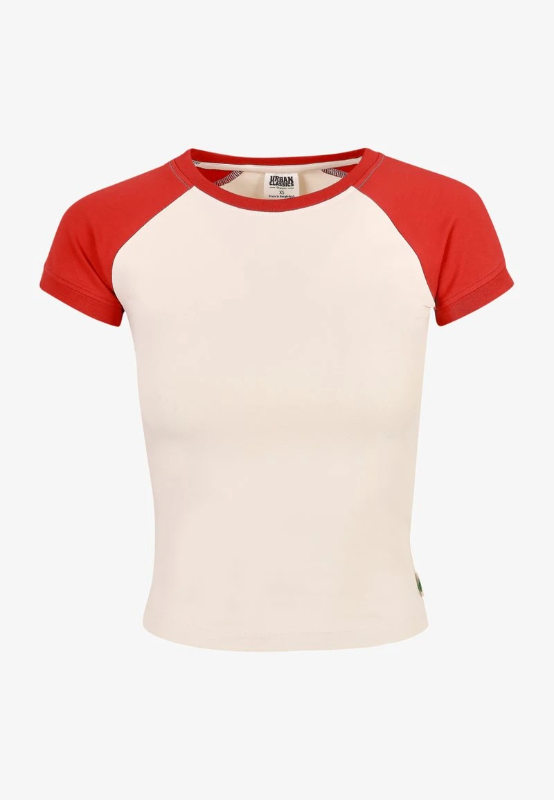 URBAN CLASSICS STRETCH RETRO BASEBALL - T-Shirt Print - Whitesand Hugered 6 URBAN CLASSICS STRETCH RETRO BASEBALL - T-Shirt Print - Whitesand Hugered – Bild 6