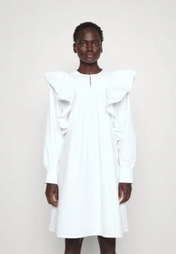 NEESHA CRISPY POPLIN - Freizeitkleid - Bright White