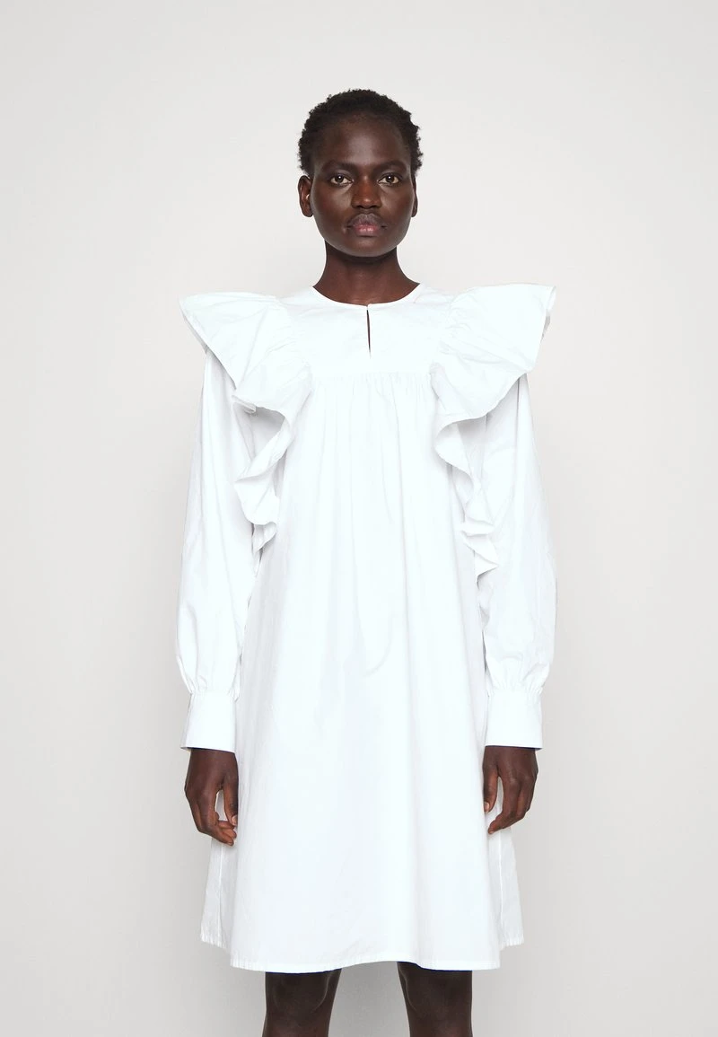 NEESHA CRISPY POPLIN - Freizeitkleid - Bright White 1 NEESHA CRISPY POPLIN - Freizeitkleid - Bright White