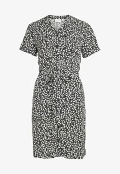 Vila KURZÄRMELIGES - Freizeitkleid - Black -Friboo Verkauf Geschaft 9237aaaf77ae4cfd8b5052740ede4542