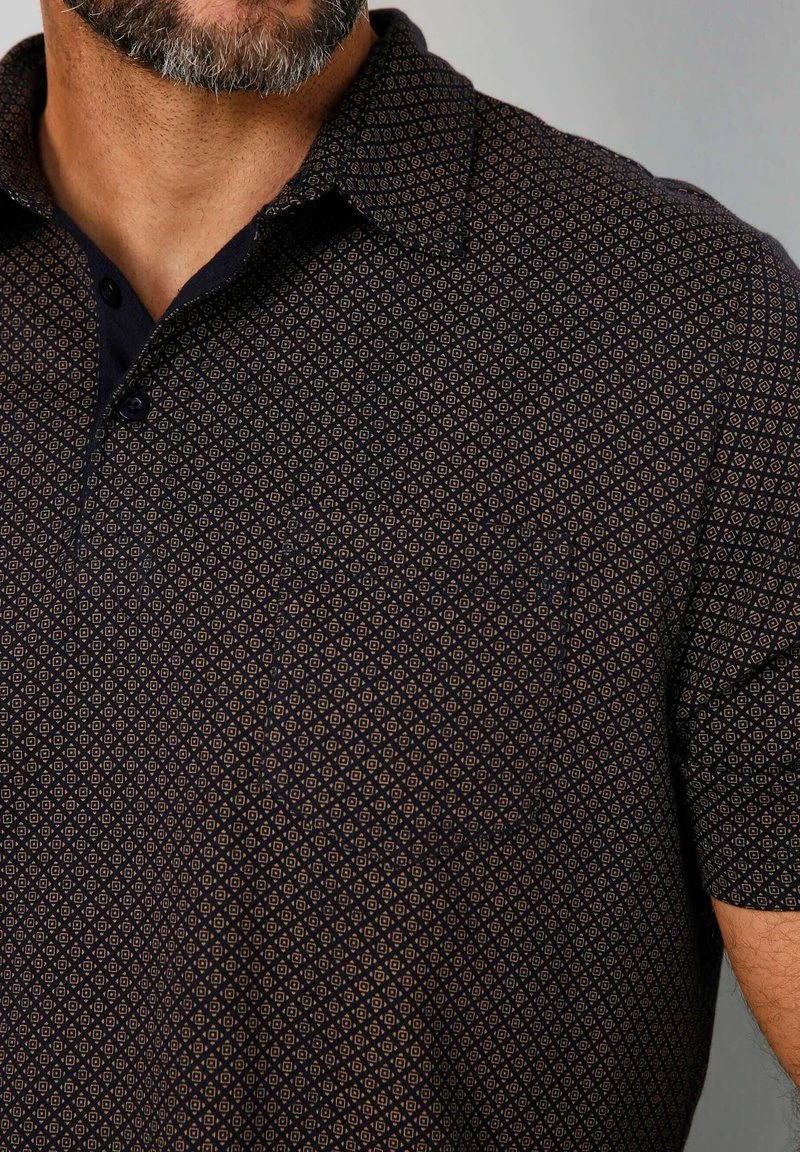 Poloshirt - Marineblau Taupe 5 Poloshirt - Marineblau Taupe – Bild 5