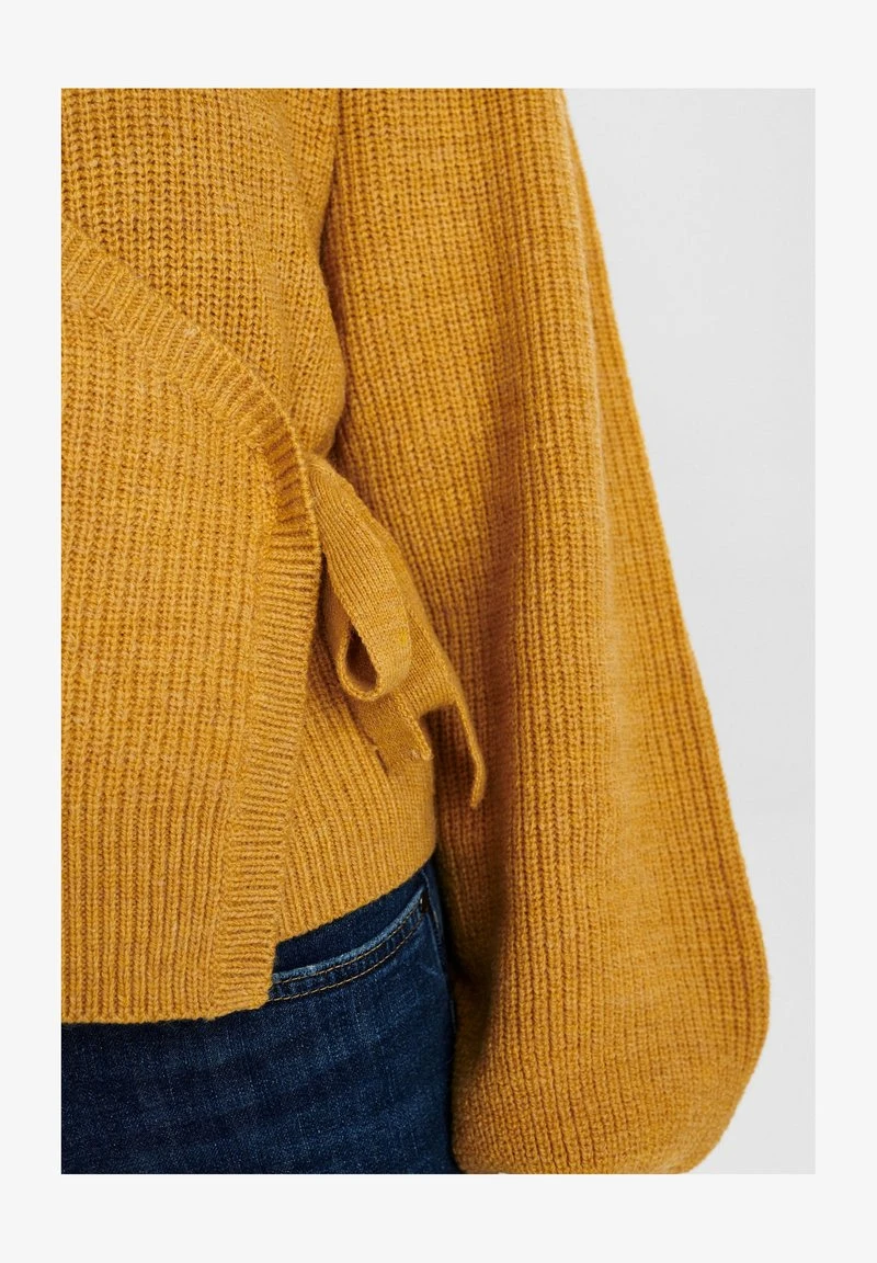 NUAUDREY WRAP - Strickpullover - Golden Spice 5 NUAUDREY WRAP - Strickpullover - Golden Spice – Bild 5