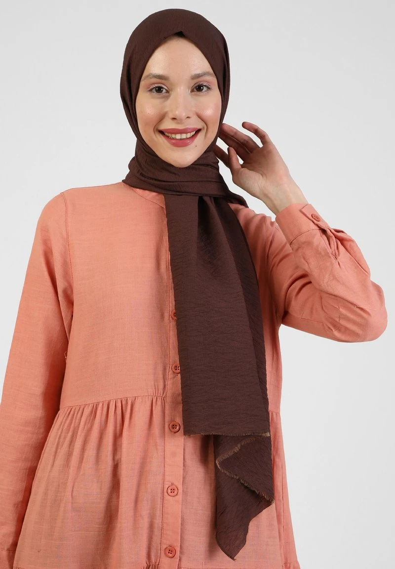 TUVA - Schal - Brown 1 TUVA - Schal - Brown