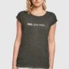 MIA SAN B/W EXTENDED SHOULDE - T-Shirt Print - Charcoal
