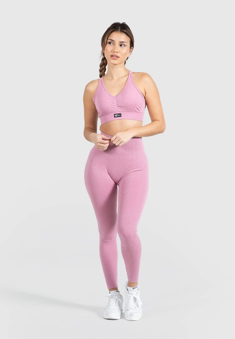 KOMPRESSION AMAZE - Tights - Dunkelpink Melange 2 KOMPRESSION AMAZE - Tights - Dunkelpink Melange – Bild 2