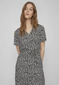 Vila KURZÄRMELIGES - Freizeitkleid - Black -Friboo Verkauf Geschaft 94c49861133c4c6db57264f92f6f716b