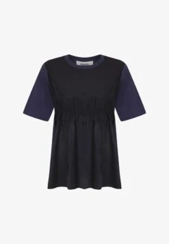 Ipekyol REGULAR FIT COMBED MIX BRIGHT TEXTURED - Bluse - D Navy -Friboo Verkauf Geschaft 94f0706913844901a3dc371ff956a662