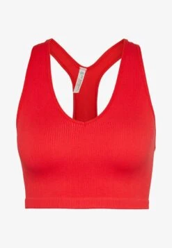 FREE PEOPLE FREE THROW CROP - Sport-BH Mit Leichter Stützkraft - Red -Friboo Verkauf Geschaft 95871e3ad3064f77af6f3a72d5078691