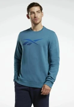 Reebok IDENTITY CREW - Sweatshirt - Steely Blue