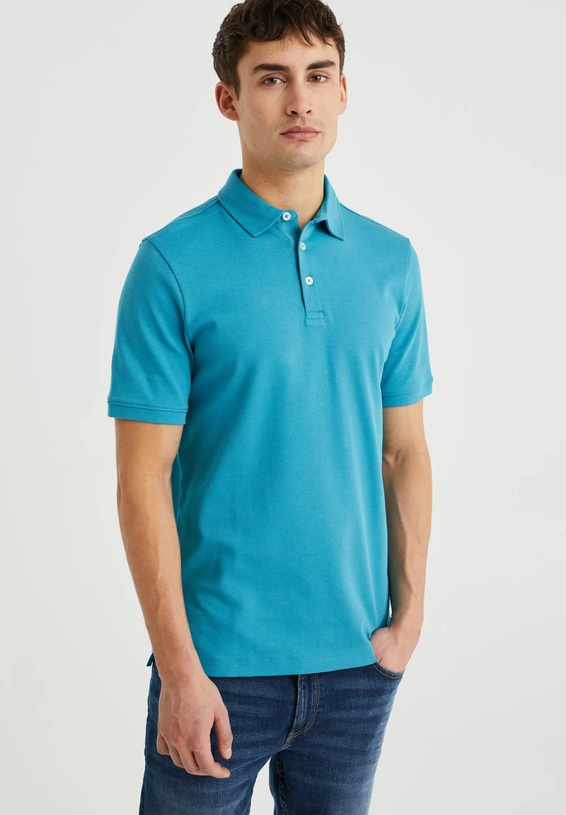 WE FASHION Poloshirt - Blue 1 WE FASHION Poloshirt - Blue