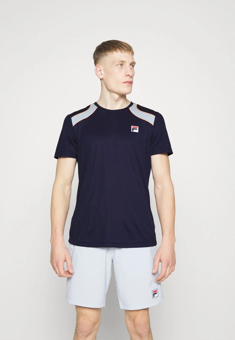 Fila FILOU - Sport T-shirt - Navy 1 Fila FILOU - Sport T-shirt - Navy