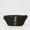 Adidas Originals MUFC - MANCHESTER UNITED 3RD WAISTBAG - Bum Bag - Black/tribe Yellow/glory Blue