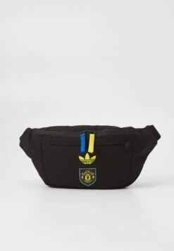 Adidas Originals MUFC - MANCHESTER UNITED 3RD WAISTBAG - Bum Bag - Black/tribe Yellow/glory Blue
