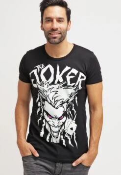 Logoshirt BATMAN - JOKER ACES - T-Shirt Print - Black