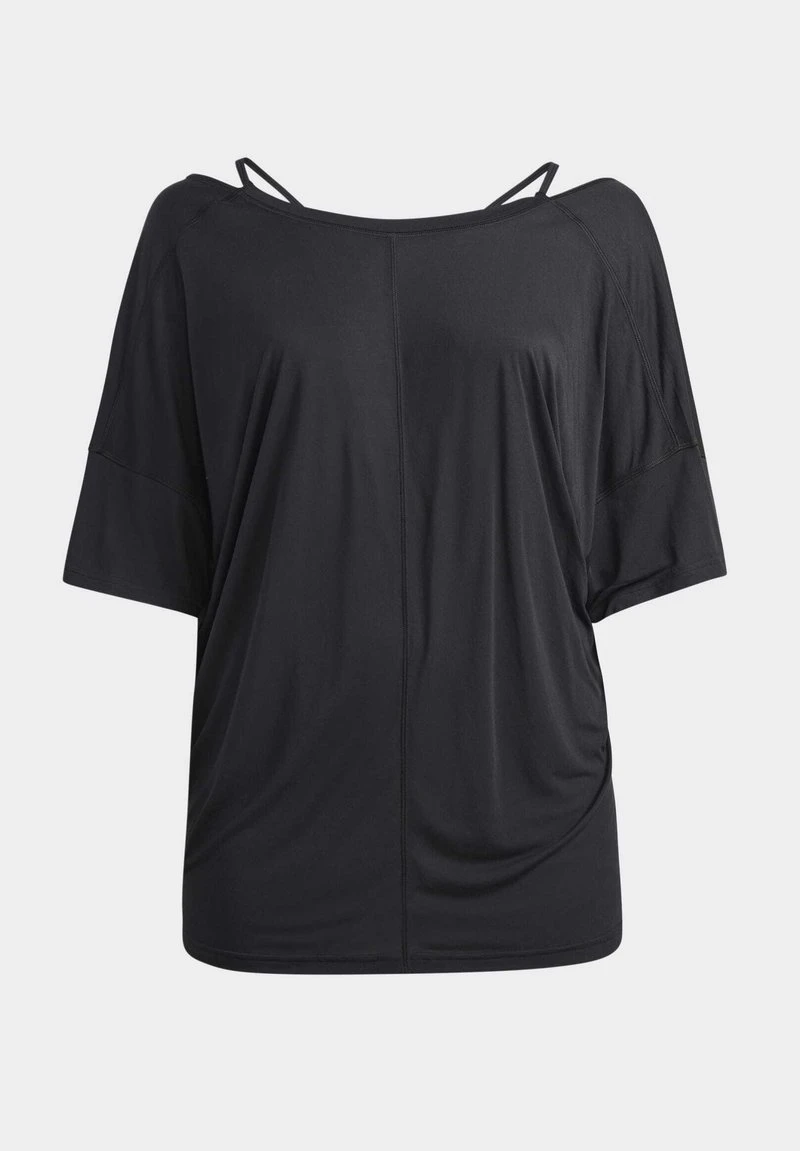 ADIDAS PERFORMANCE YOGA STUDIO - T-Shirt Basic - Black 6 ADIDAS PERFORMANCE YOGA STUDIO - T-Shirt Basic - Black – Bild 6