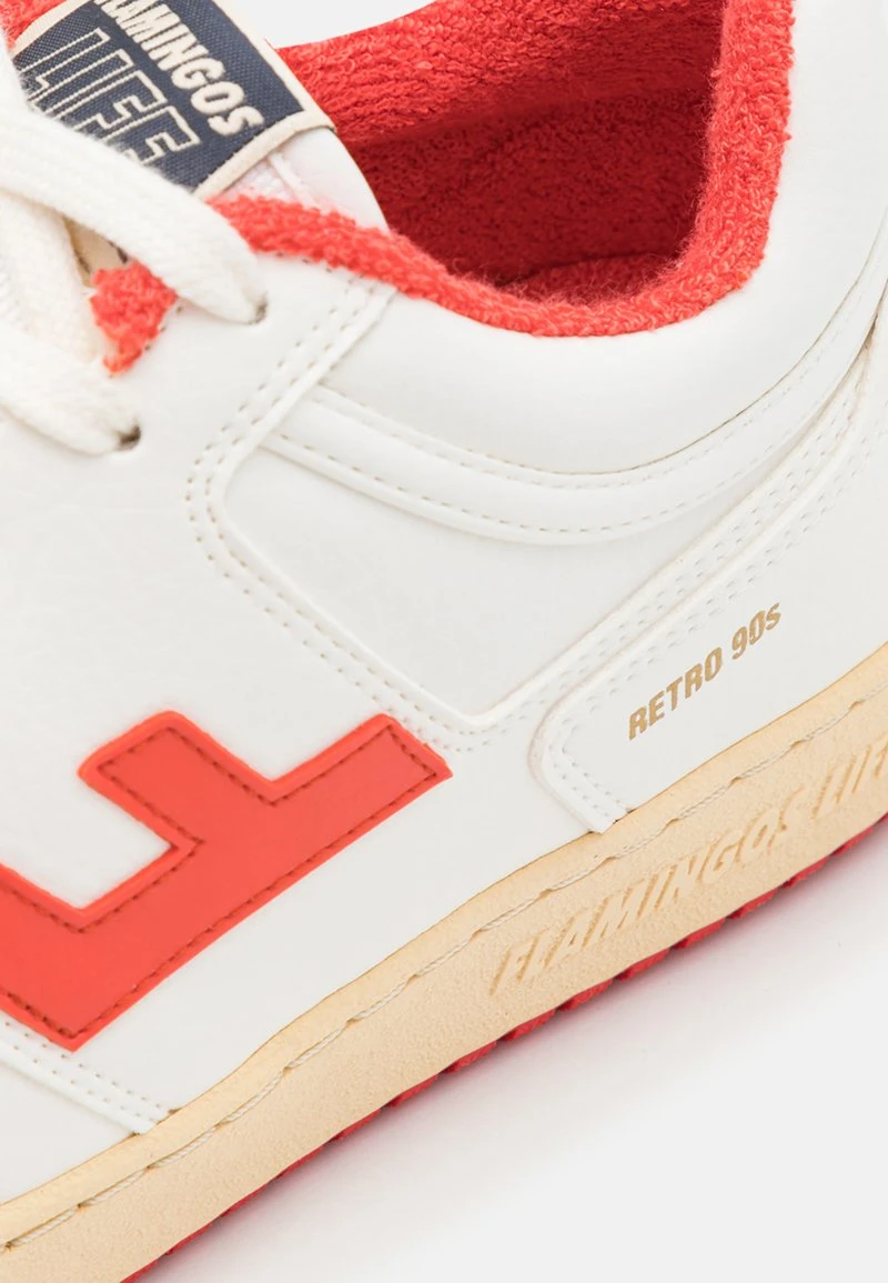 Flamingos Life RETRO 90S UNISEX - Sneaker Low - White/vanilla/tomato 6 Flamingos Life RETRO 90S UNISEX - Sneaker Low - White/vanilla/tomato – Bild 6