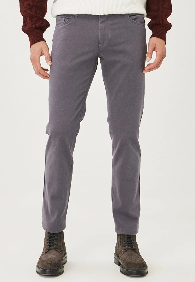 SLIM FIT FIVE POCKET - Stoffhose - Light Blue 5 SLIM FIT FIVE POCKET - Stoffhose - Light Blue – Bild 5